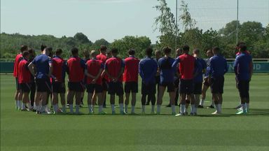 No Maguire at England training