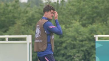 Maguire trains on eve of Scotland match