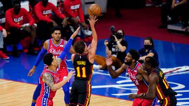 Game 1: Hawks 128-124 76ers