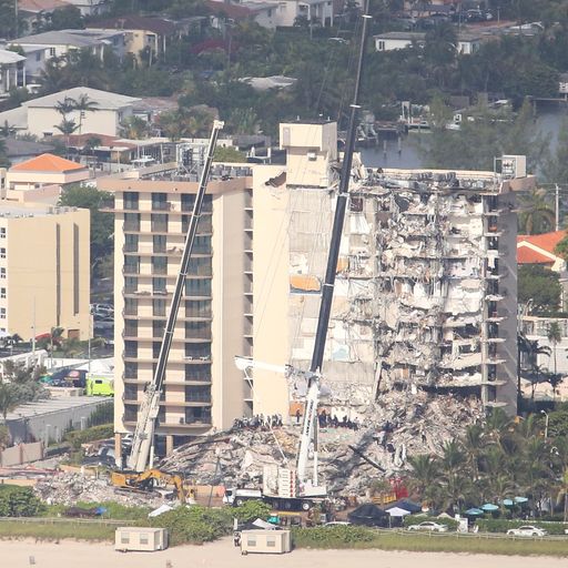 Miami building collapse: Death toll rises to nine
