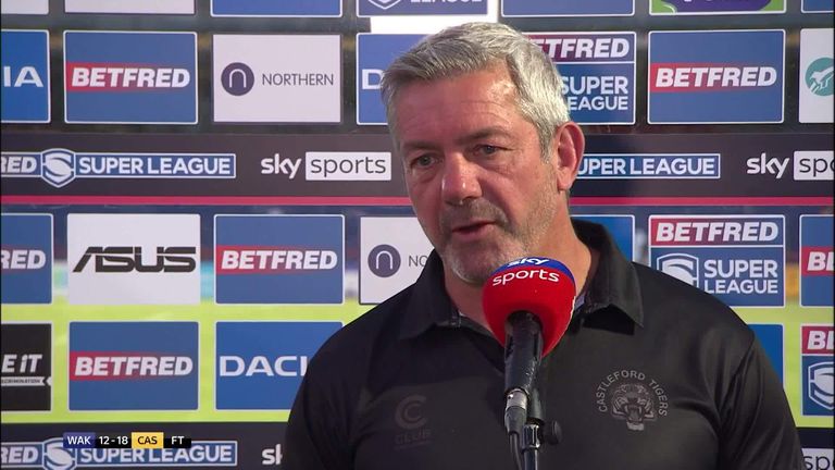Castleford head coach Daryl Powell was relieved to secure their first Super League victory since April following their hard-fought triumph over Wakefield
