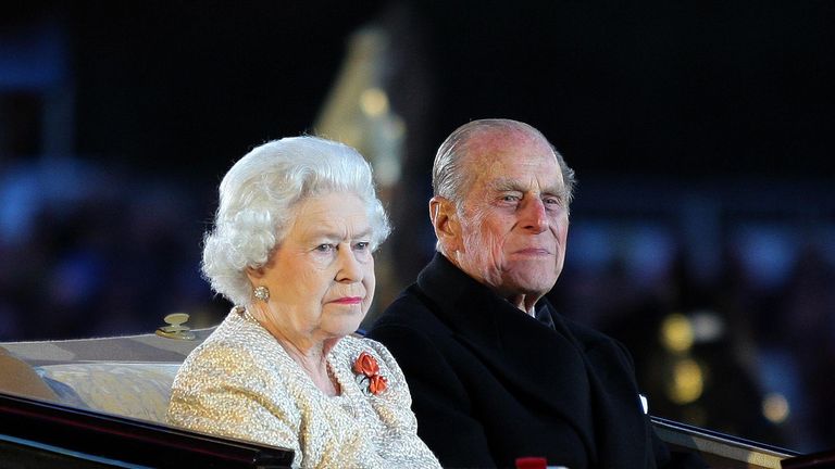 File photo dated 13/05/12 of Queen Elizabeth II and the Duke of Edinburgh arriving at the Diamond Jubilee Pageant in Windsor in Berkshire. The Duke of Edinburgh has died, Buckingham Palace has announced. Issue date: Friday April 9, 2020.. See PA story DEATH Philip. Photo credit should read: Jane Mingay/PA Wire