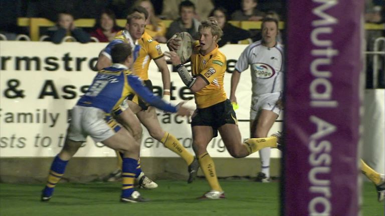 At just 18, Joe Westerman scored his first Super League try for the Castleford Tigers in 2008.