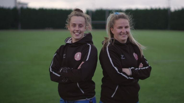 Ahead of Super League's Rainbow Laces round, Wigan Warriors' Becky Greenfield and Rachel Thompson talk about their experiences growing up and the importance of 'being yourself'