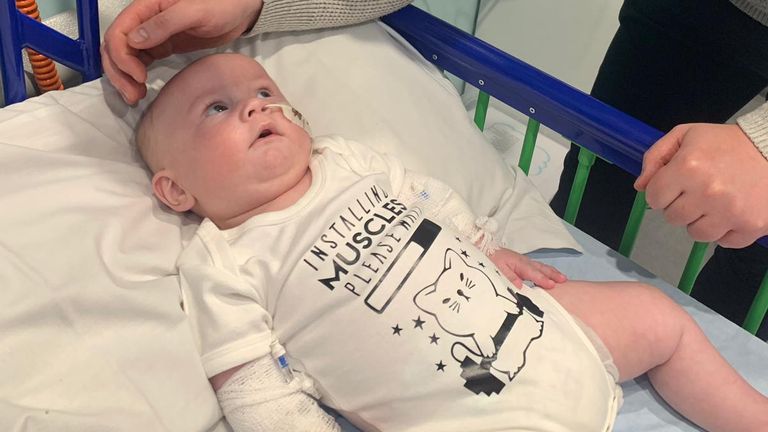 Five-month-old baby becomes first NHS patient to receive Zolgensma drug for  genetic condition | UK News | Sky News