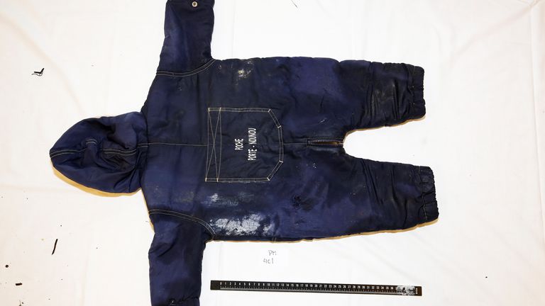 Artin Irannezhad&#39;s clothes. Norwegian Police/Handout