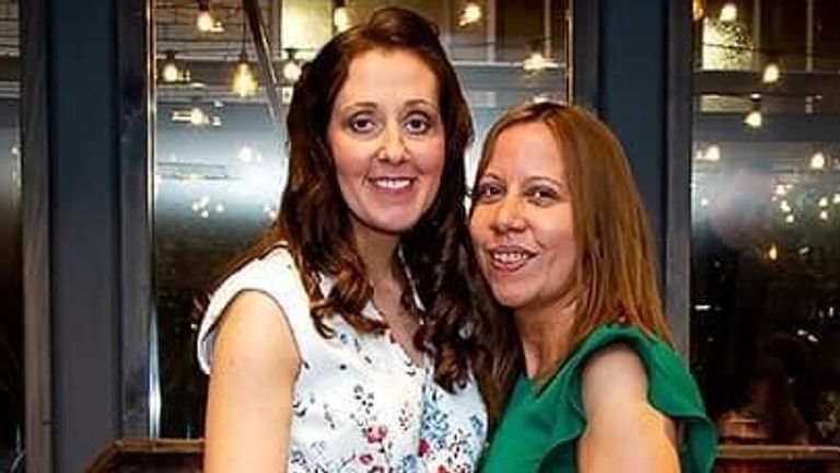 Leighanne Baird-Sangster (right) says her wife Gill, who died from cancer, would have wanted the right to end her life
