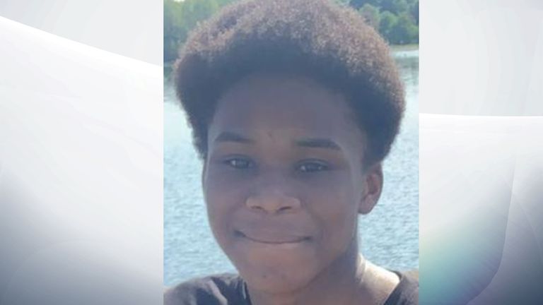 Dea-John Reid, 14 ans, est décédé lundi.  Photo : Police des Midlands de l'Ouest