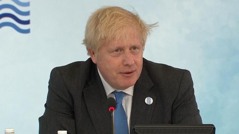 Boris Johnson - G7 meeting