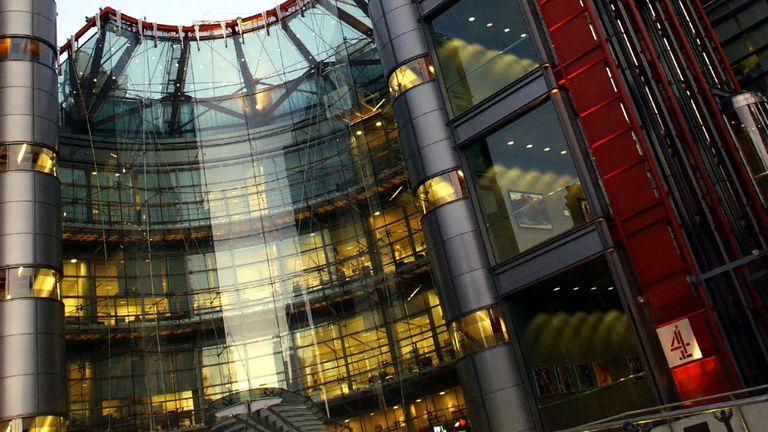 The London HQ of Channel 4. Photo: AP