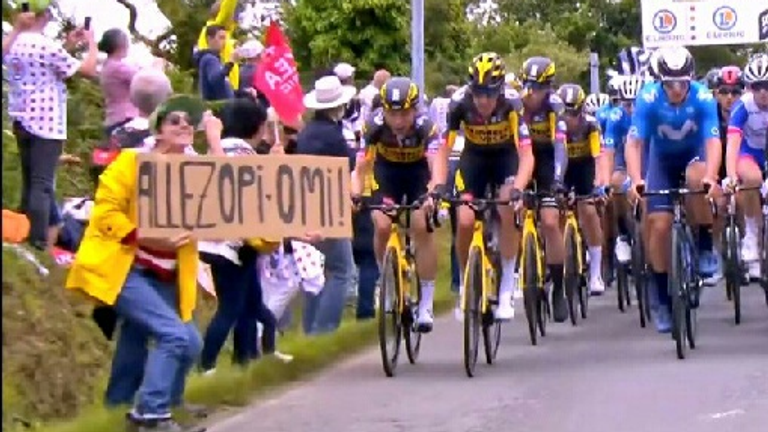 Tour de France spectator. Pic: Gendarmerie du Finistere