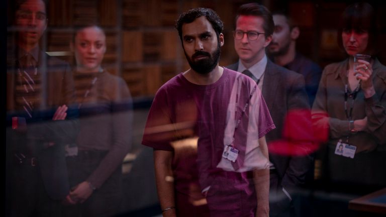 Criminal UK S2. Picture shows: Sandeep Singh (KUNAL NAYYER). Pic: Netflix/ Colin Hutton