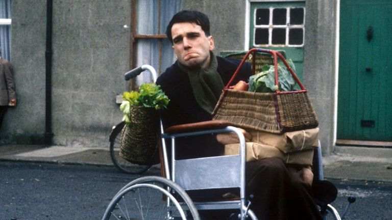 Daniel Day-Lewis in My Left Foot. Pic: ITV/Shutterstock