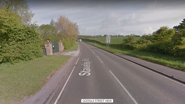 Police found the first body on Staveley Road in Duckmanton