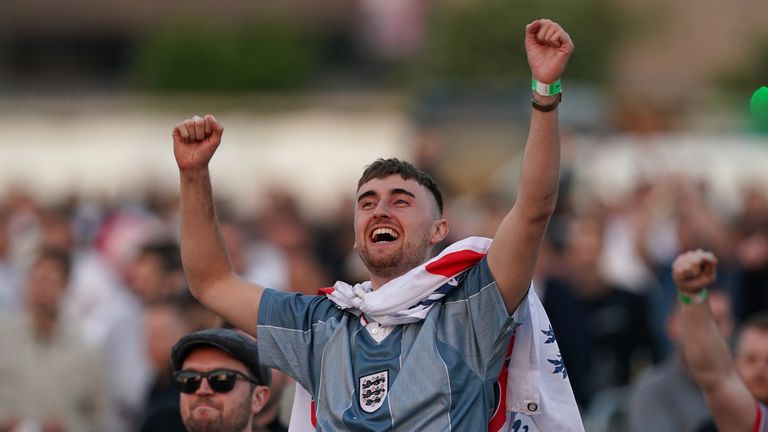England finished top of their group after beating the Czech Republic