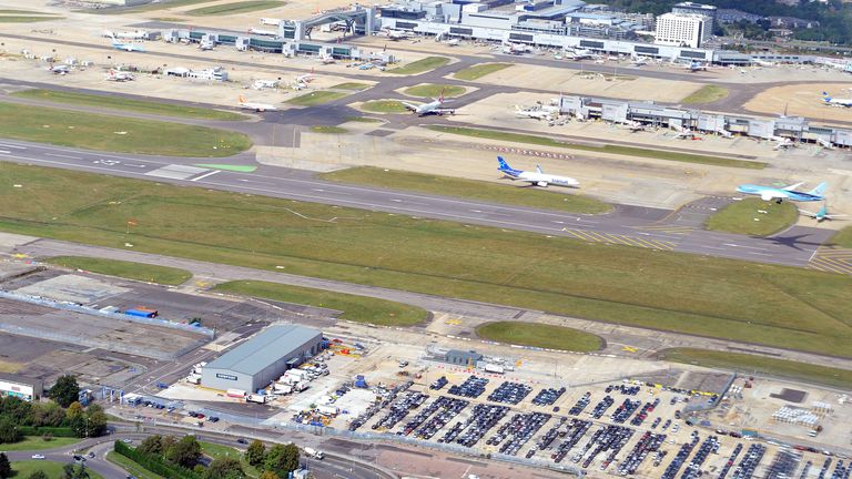 Gatwick is said t be one of the worst affected airports in Europe