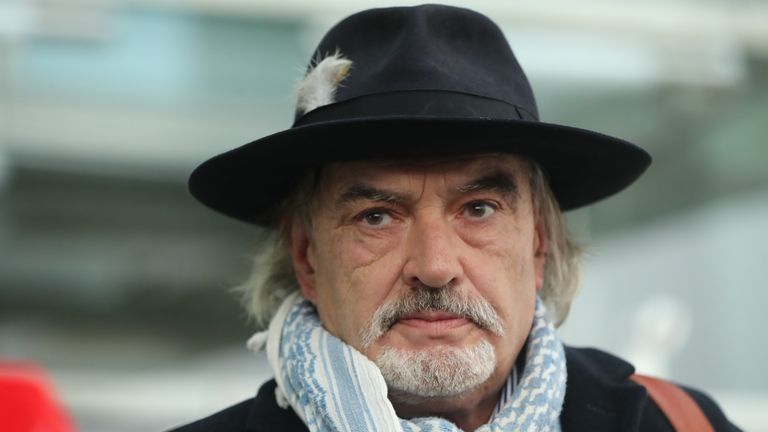 Ian Bailey outside Dublin&#39;s High Court after it rejected an attempt by French authorities to extradite him in 2020