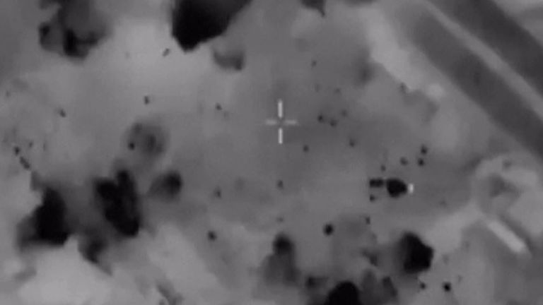 IDF releases video of airstrike in Gaza