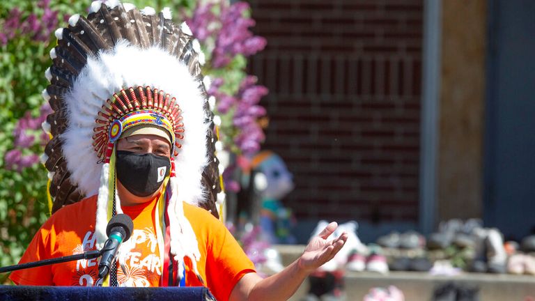 Chief Bobby Cameron has vowed not to stop &#39;until we find all the bodies&#39;  (Picture: AP) 