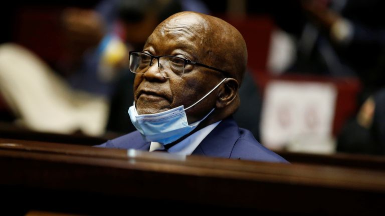 L'ancien président sud-africain Jacob Zuma