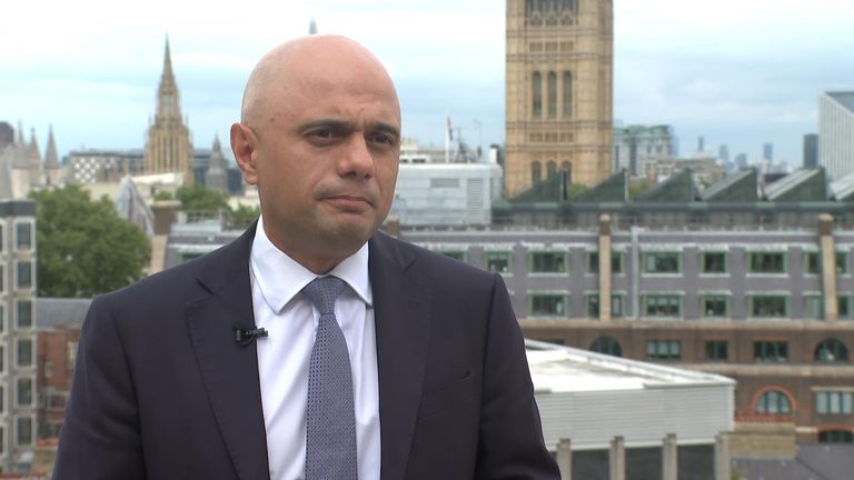 Health Secretary Sajid Javid said the government was &#39;considering a booster vaccine&#39; to be rolled out from September.