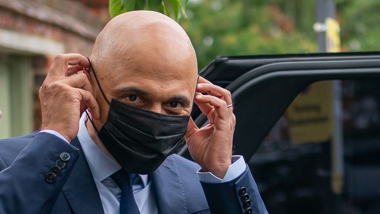 Health Secretary Sajid Javid