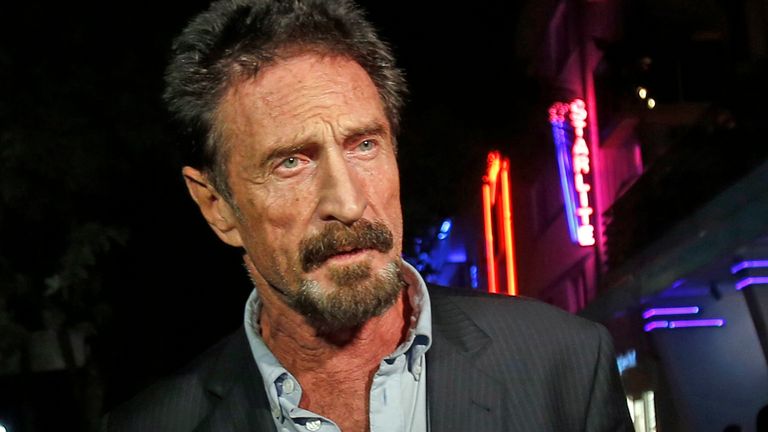 John McAfee has been found dead in a Spanish prison cell