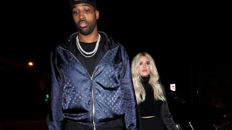 Khloe Kardashian and Tristan Thompson. Pic: zz/GOTPAP/STAR MAX/IPx/AP