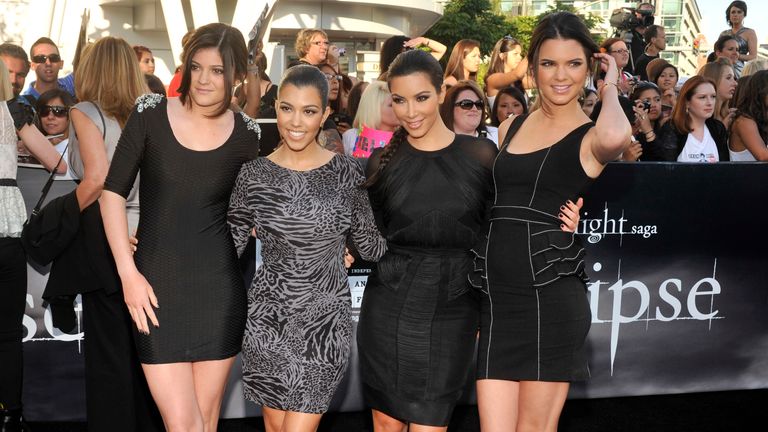 The Kardashians arrive at the premiere of "The Twilight Saga: Eclipse" on Thursday, June 24, 2010 in Los Angeles.  (AP Photo/Chris Pizzello)