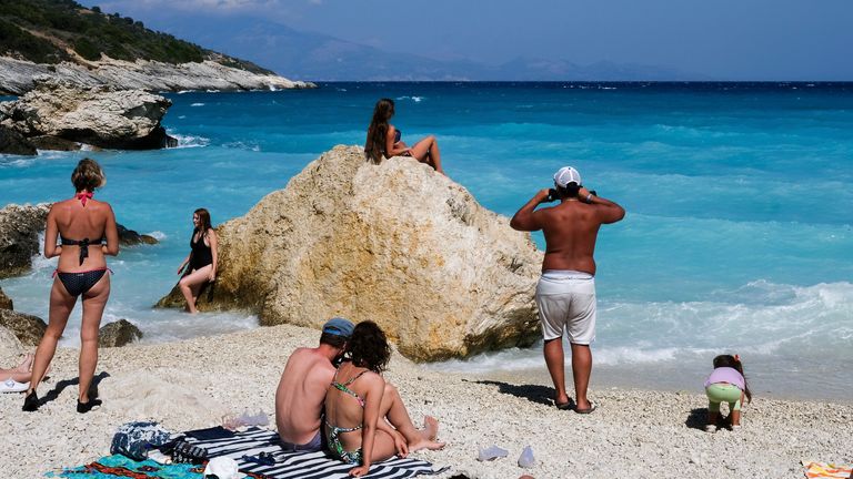Some Greek islands could be added to the green list (file pic)