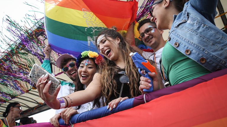 Gay Pride events take place all over the UK each year