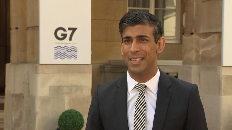 Chancellor Rishi Sunak said the government are ‘looking at the data as it comes in’, ahead of plans to list lockdown on June 21.