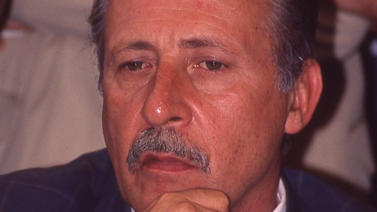 Italian judge Paolo Borsellino