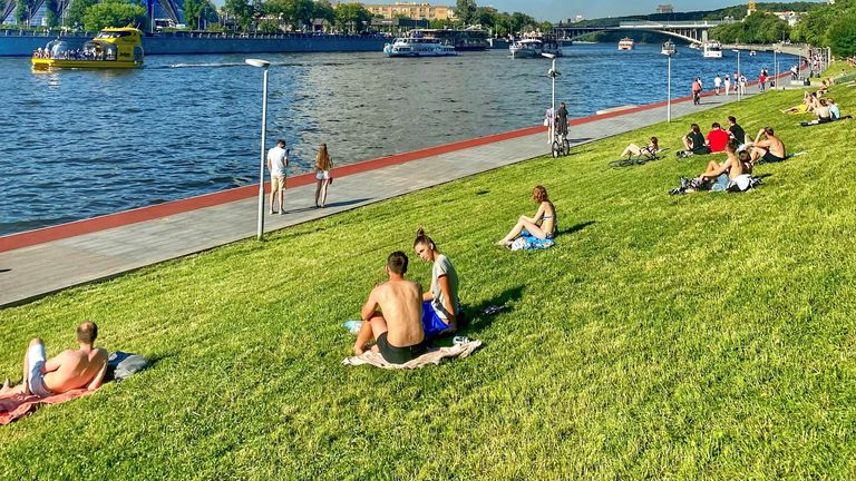 Moscow is experiencing a heatwave