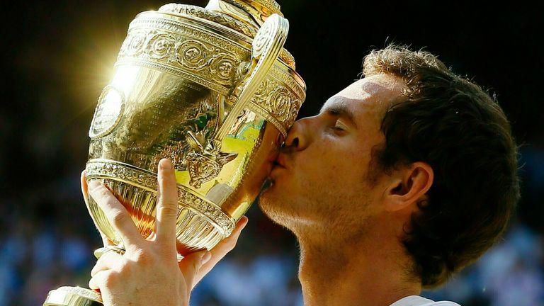 Murray won te first of his two Wimbledon titles in 2013 Pic: AP
