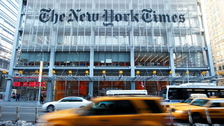The Trump administration obtained records from The New York Times