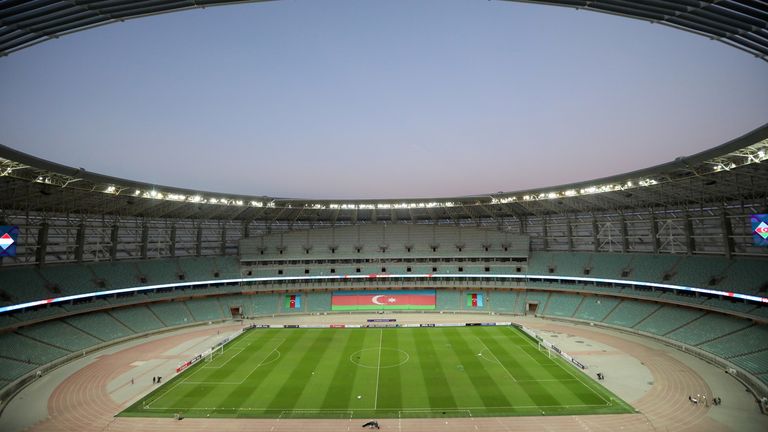 The Olympic Stadium in Baku