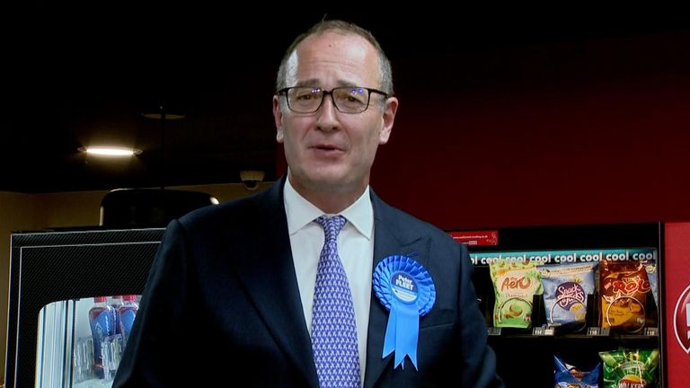 Conservative candidate Peter Fleet secured 13,489 votes, putting him in second place