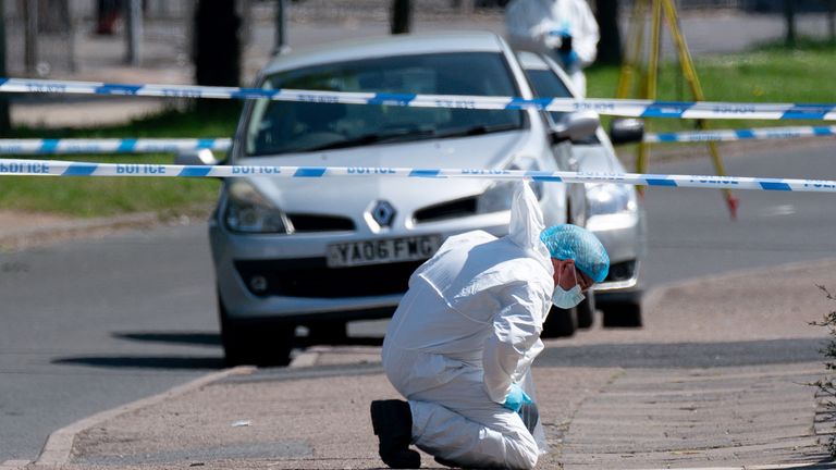 The 14-year-old was stabbed at around 7:30pm on Bank Holiday Monday