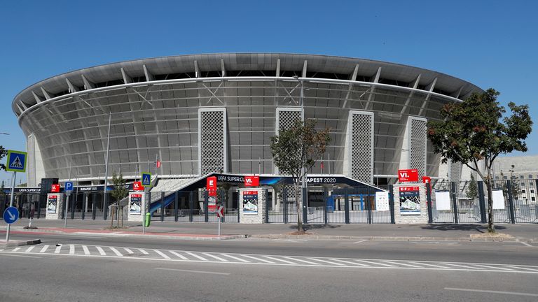 The Puskas Arena in Budapest