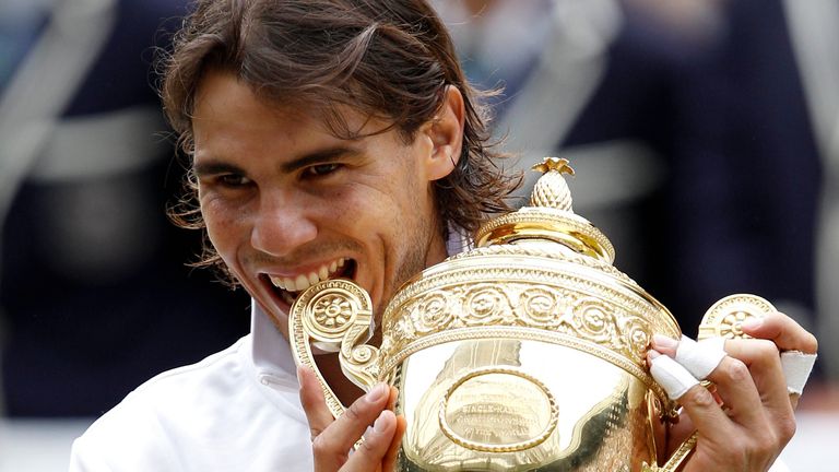 Rafael Nadal last won Wimbledon in 2010