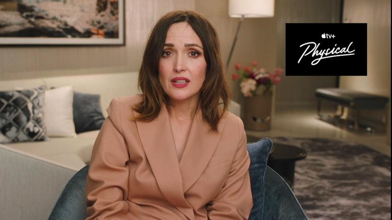 Rose Byrne speaks to Sky News about her new series &#39;Physical&#39;