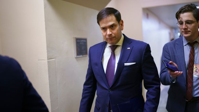 Sen. Marco Rubio. Pic: AP