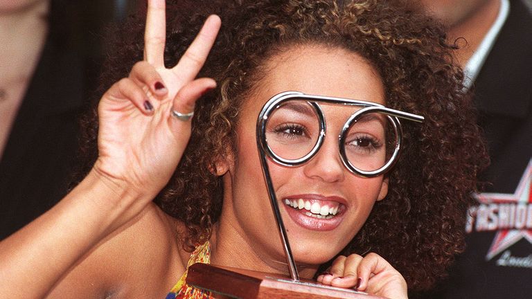 The Spice Girls&#39; Scary Spice Mel B was named female spectacle wearer of the year in 1997