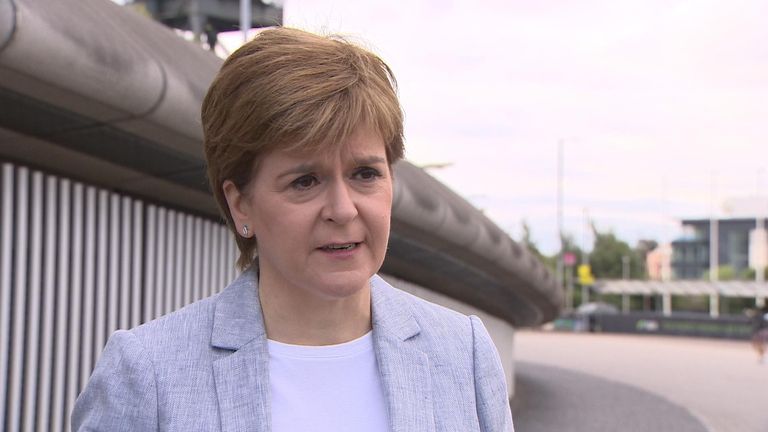 First Minister of Scotland Nicola Sturgeon and Greater Manchester mayor Andy Burnham have clashed over Manchester-Scotland travel.