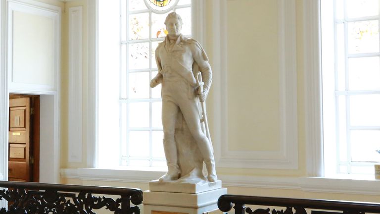 Statue de Sir Thomas Picton.  Photo : Rex/Huw Evans/Shutterstock 