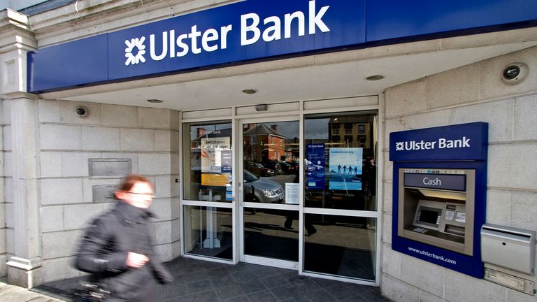 Ulster Bank has been placed up for sale by NatWest. Pic: AP