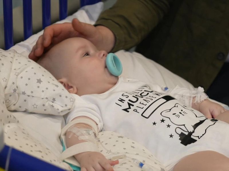 Baby Arthur Gets World S Most Expensive Medicine At 1 79m A Dose Uk News Sky News