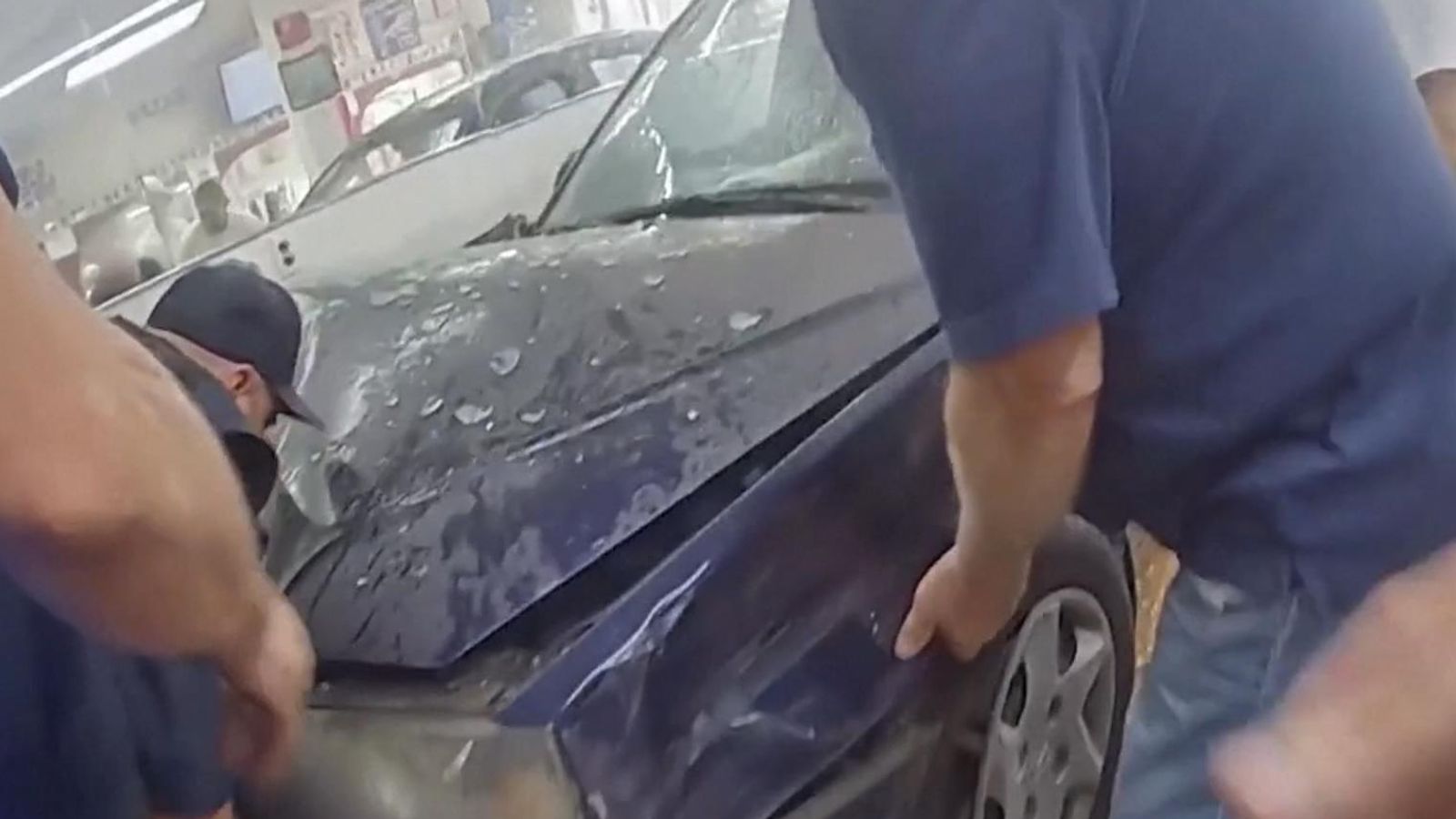 New York: Baby girl rescued alive from under car after suspected drink ...