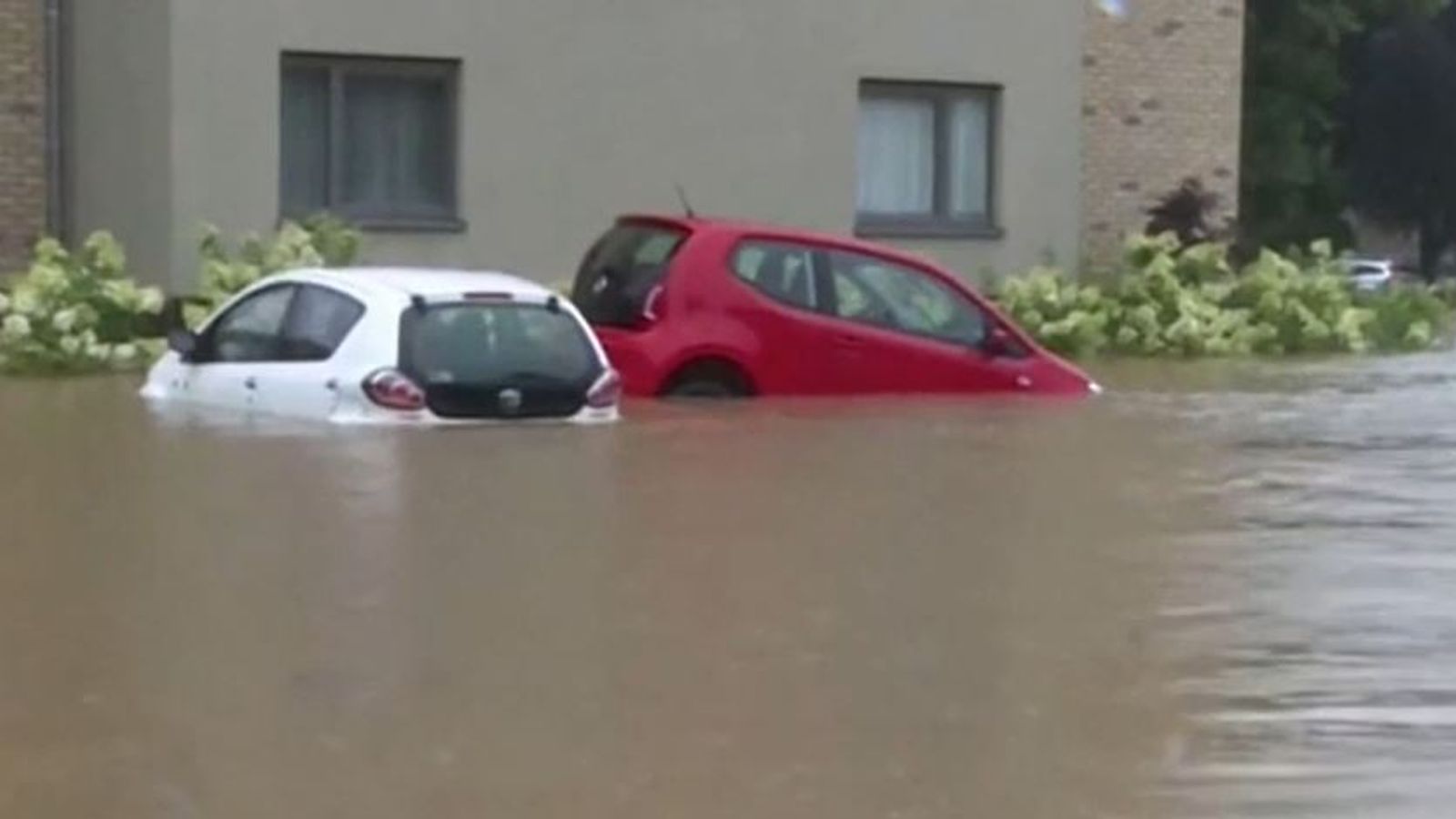 Deadly floods hit Belgium on a night when heavy rain lashed parts of